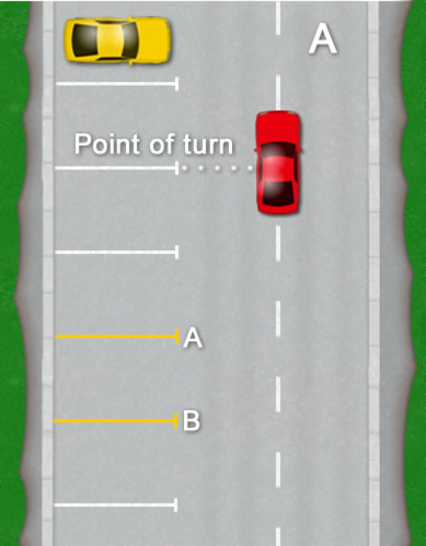 Bay parking diagram