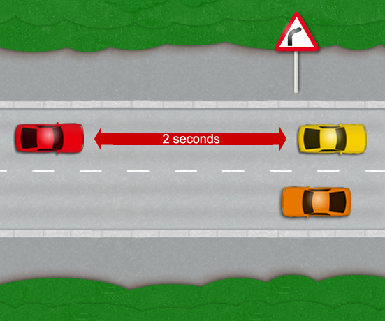 2 Second Rule Explained Driving Test Tips