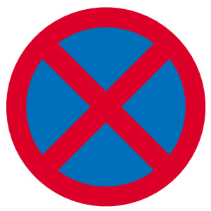 No stopping sign