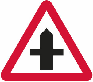 Crossroads sign