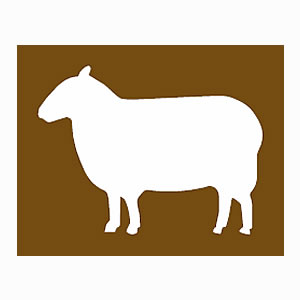 Farm park tourist information symbol