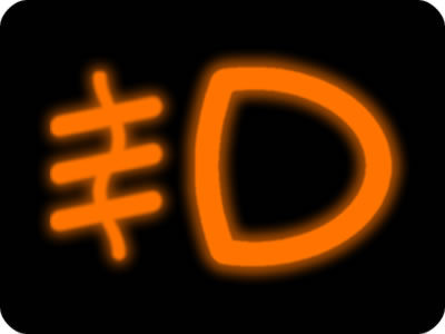 Fog lights symbol