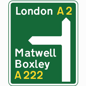 Direction Road Signs