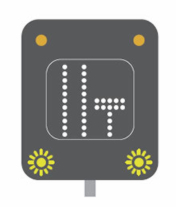 Lane closed motorway signal