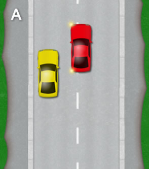 Reverse parallel park: Diagram A 