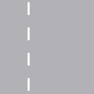 Egde of road white line