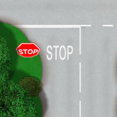 Stop lines and road markings