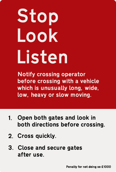 Level Crossing Lights And Signs