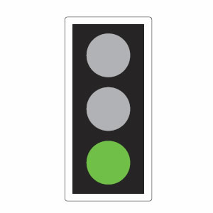 Traffic lights green