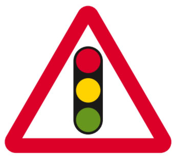 Traffic lights sign