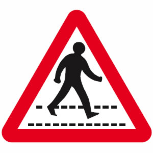 Zebra Crossing Sign