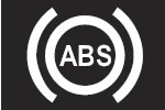 Renault Clio anti-lock brake system (ABS) dashboard warning light