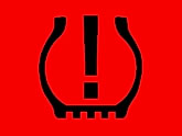 Vauxhall Vectra tyre pressure monitoring system warning