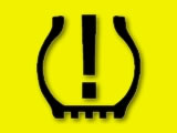Vauxhall Zafira tyre pressure monitoring system warning light