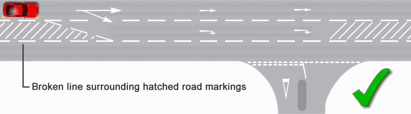 Hatched Road Markings Driving Test Tips Hatched Road Markings Driving Test Tips