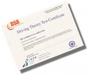 Lost theory test certificate