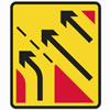 Road works signs