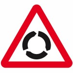 UK roundabout sign