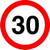 Speed limit signs