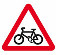 cycle lane ahead sign theory test quiz