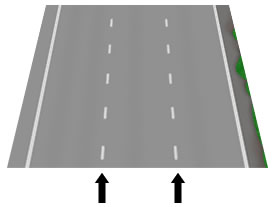 Motorway studs colour theory test