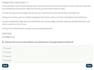 Theory test case study example. Question 2