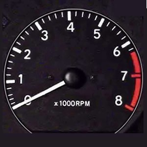 Car rev counter