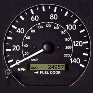 Car speedometer