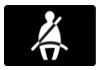 Ford Fiesta Safety belt reminder light