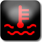 Nissan Juke high engine temperature dashboard warning light