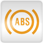 Nissan Micra anti-lock brake system (ABS) dashboard warning light