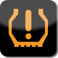 Citroen C1 Tyre underinflation dashboard warning light