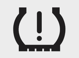 Kia TPMS (Tyre Pressure Monitoring System) dashboard warning light