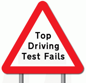 Top 10 driving test failures