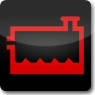 Mercedes Benz engine coolant dashboard warning light