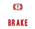 Volkswagen Golf BRAKE dashboard warning light symbol