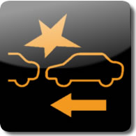 Honda Collision Mitigating Braking System Warning light symbol