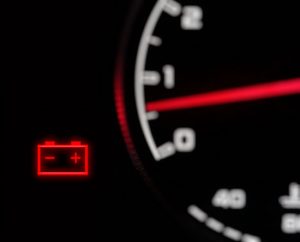 Why is the car battery warning light on explained