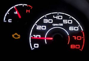 Engine Management Dashboard Warning Light