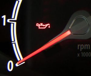 Why is the engine oil pressure light on explained