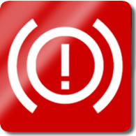 Audi A1 / S1 Brake Dashboard Warning Light Symbol