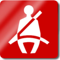 Audi A1 / S1 Seat Belt Dashboard Warning Light Symbol