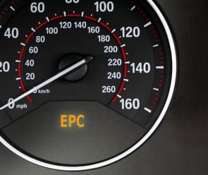 EPC dashboard warning light symbol explained