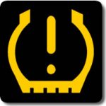 Audi A3 low tyre pressure warning light