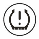 Fiat Punto low tyre pressure dashboard warning light