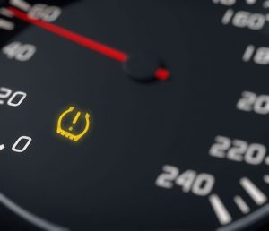 Tyre pressure warning light