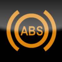 Ford Kuga / Ford Escape ABS dashboard warning light symbol