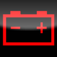 Ford Kuga / Ford Escape battery dashboard warning light symbol