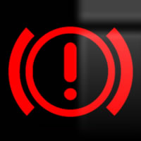 Skoda Octavia exclamation mark (braking system) dashboard warning light symbol