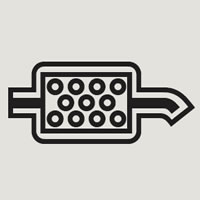Skoda Octavia diesel particulate filter dashboard warning light symbol